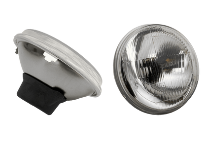 5 1/2" CHROME BATES STYLE HEADLIGHTS