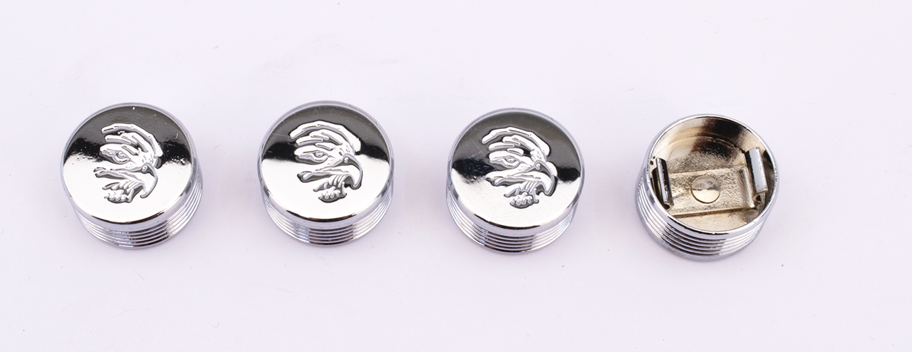 CHROME BOLT COVERS FOR HEX, ALLEN AND BUTTONHEAD BOLTS