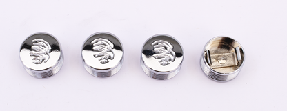 CHROME BOLT COVERS FOR HEX, ALLEN AND BUTTONHEAD BOLTS