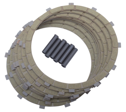 Fits Ironhead Sportster 1971-1984. Can be used in with OEM or aftermarket steel drive plates., The best clutch set-up available for these models, kit with 8 bonded friction plates and spacers (OEM 37985-71)