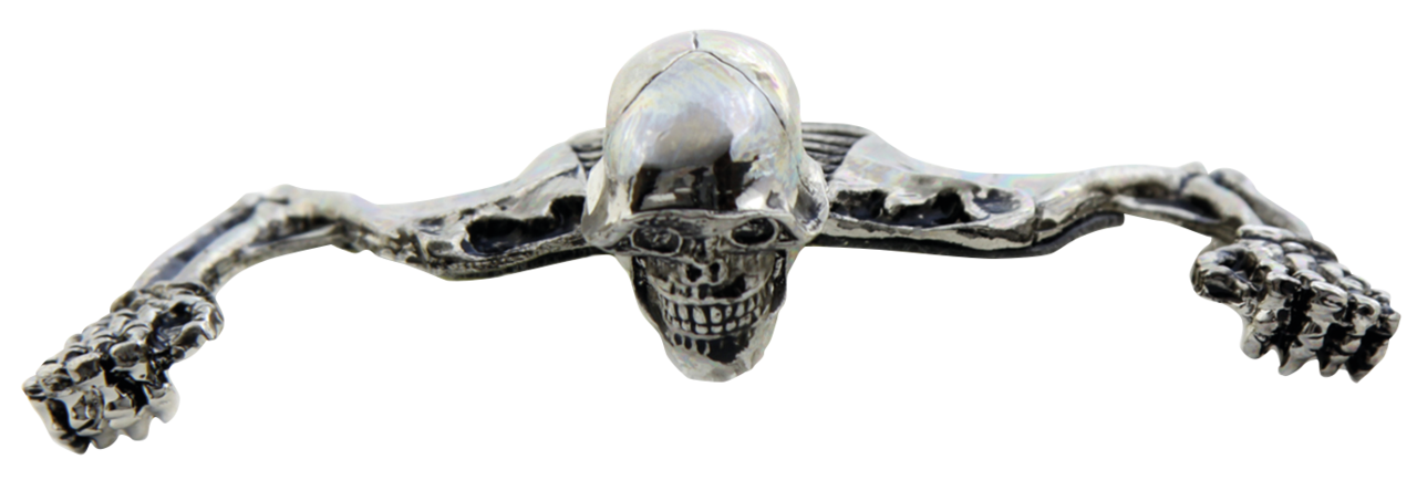 SKULLED HEADLAMP VISOR ORNAMENT