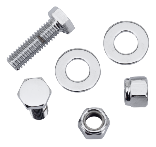 CHROME ENGINE STABILIZER SCREW KIT | Big Twin | Dyna | FX | FXR | Softail | Touring