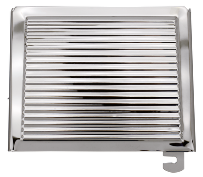RIBBED CHROME BATTERY COVERS | Big Twin