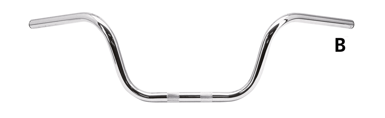 ZODIAC ONE INCH DIAMETER APE HANGER HANDLEBARS | Big Twin | Dyna | FX | FXR | KH | Kingpin | KR | Servi-Car | Softail | Sportster | Touring | XR