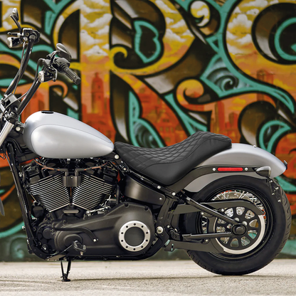C.C. RIDER SOLO SEAT FOR MILWAUKEE EIGHT SOFTAIL | Softail | Touring
