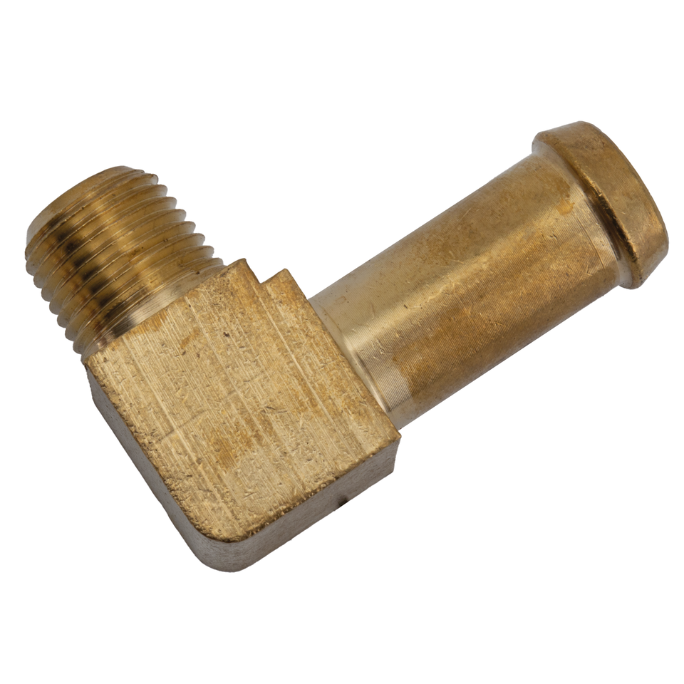 OIL PUMP FITTINGS - Barb fitting 1/8" NPT, 90°, S&amp;S (S&amp;S 50-8110)

All fittings you will ever need to plumb an oil pump on a Harley-Davidson.
