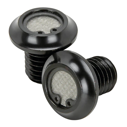 LOWBROW CUSTOMS RADIUS BREATHING BREATHER BOLTS | Dyna | FXR | Softail | Sportster | Touring