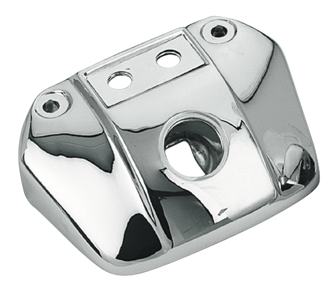 HEADLIGHT VISOR - Stock replacement for models with indicator lights (OEM 67809-75)

Super chromed as it is always ‘out-front' for everyone to see. Will fit Sportster, FX, FXE, FXWG, FXR and Dyna models. Available with and without indicator holes.