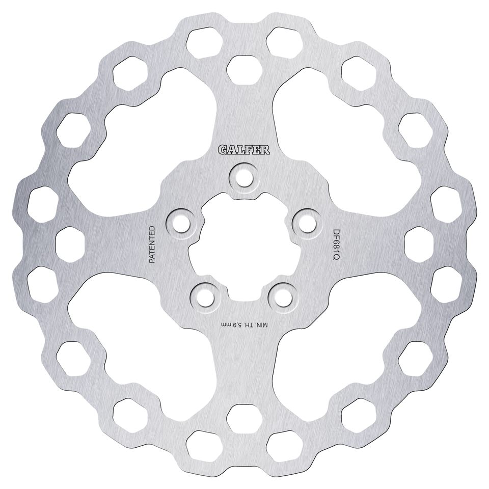 GALFER "CUBIQ" DISC BRAKE ROTORS | Dyna | Softail | Sportster | Touring