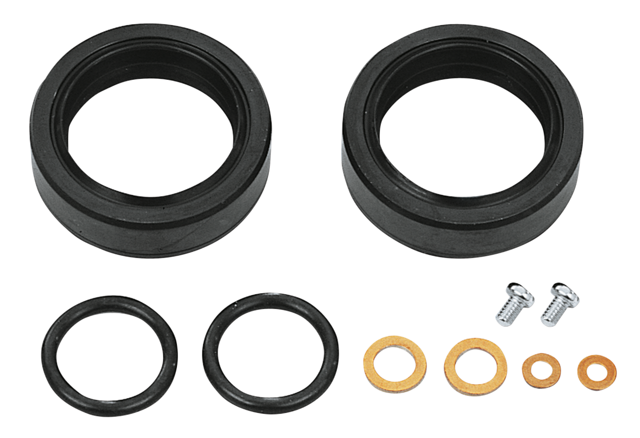 FRONT FORK OIL SEALS/KITS - Fork sealkit 35mm Kayaba XL73-74 FX73-77

Complete front fork seal kits contain all required oil seals, o-rings and seal washers to completely rebuild your front fork. | FX  |  Sportster