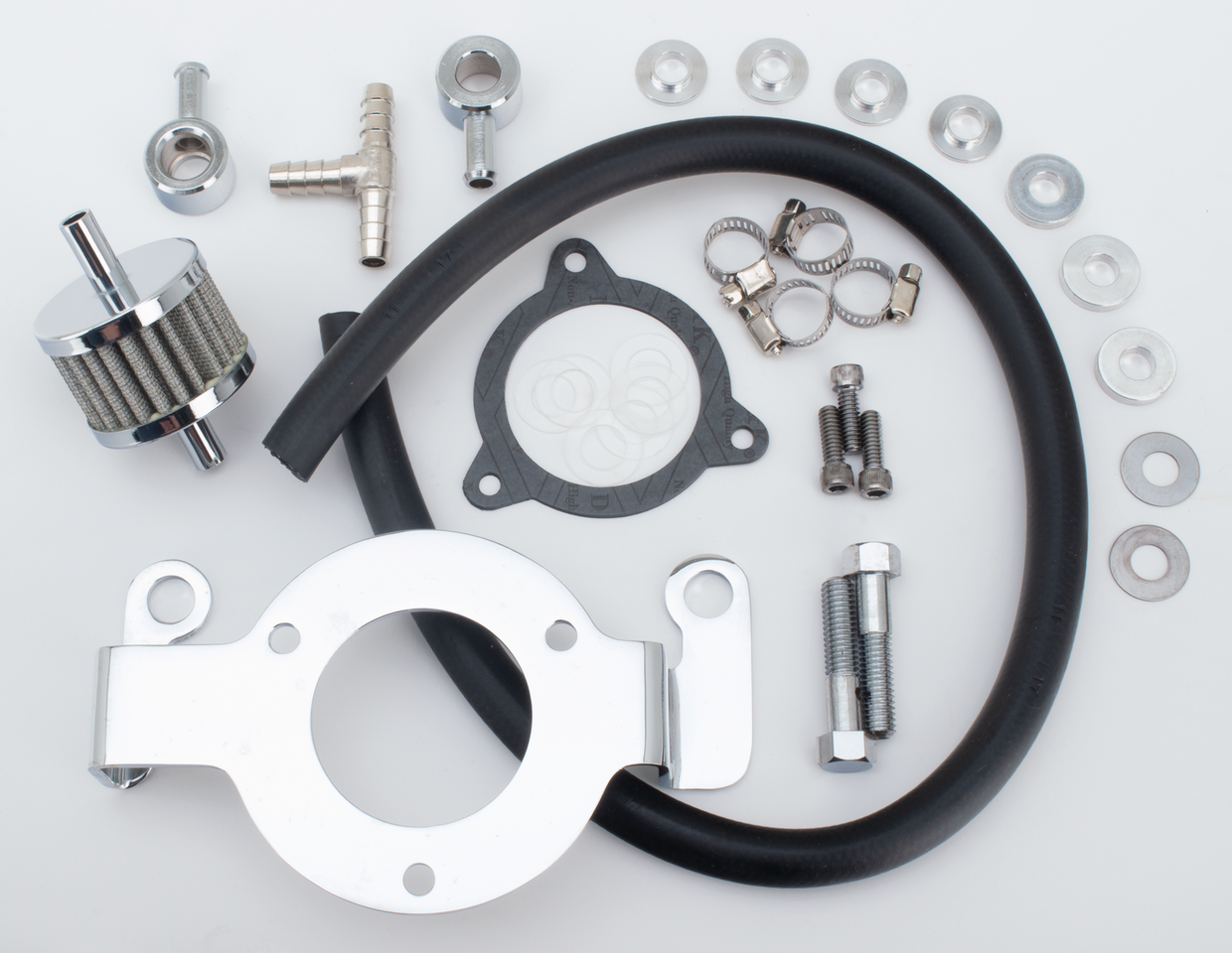 AIR CLEANER SUPPORTS & ADAPTERS FOR 2008-2017 THROTTLE-BY-WIRE TWIN CAM | Dyna | Softail | Touring | Trike