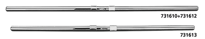 FEHLING ONE INCH DIAMETER DRAG BARS | Big Twin | Dyna | FX | FXR | KH | Kingpin | KR | Servi-Car | Softail | Sportster | Touring | XR