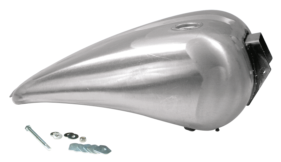 ONE PIECE STRETCHED SMOOTH TOP STEEL GAS TANK FOR FXR Single cap (style B)