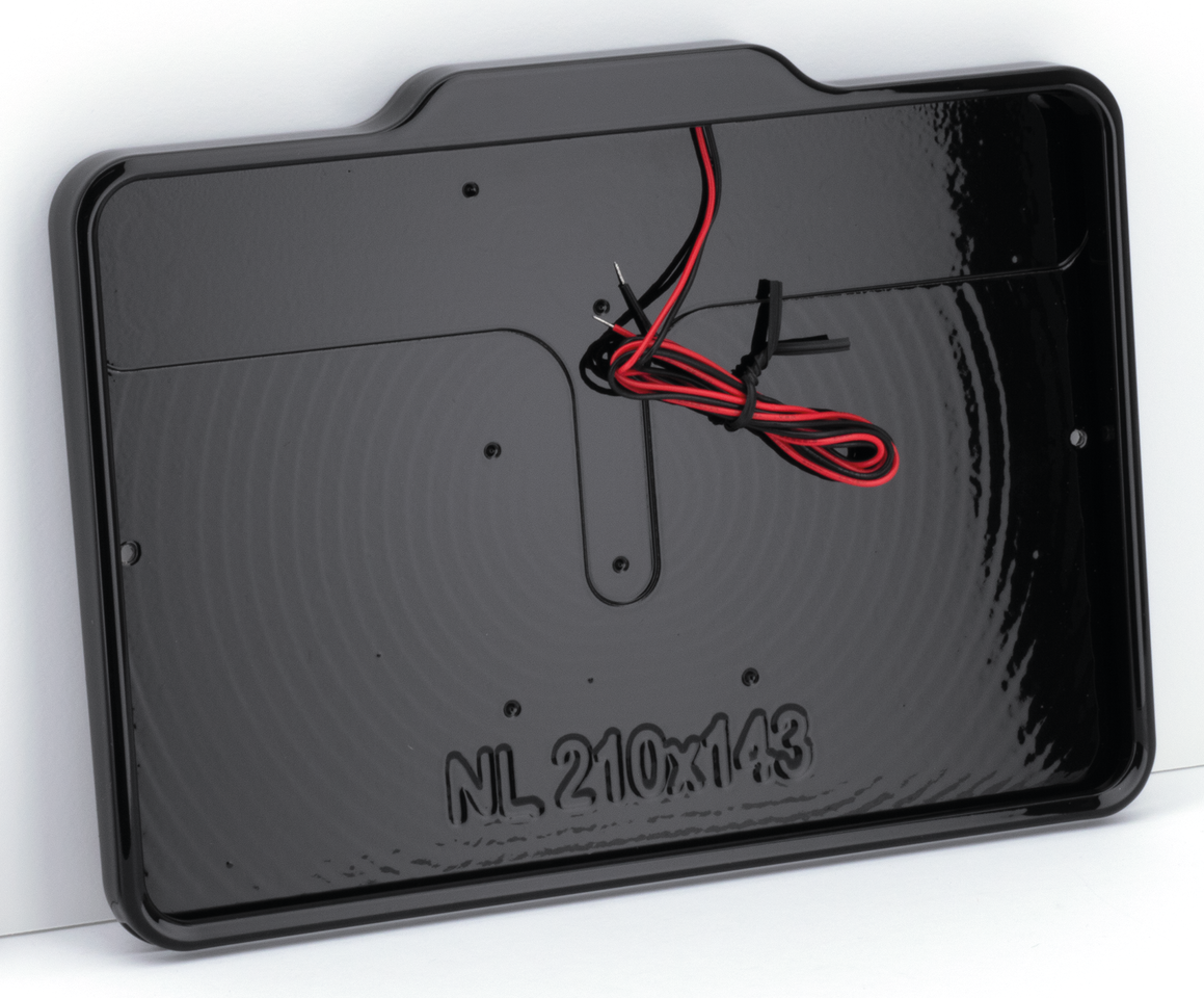 LICENSE PLATE FRAME WITH LICENSE PLATE ILLUMINATION