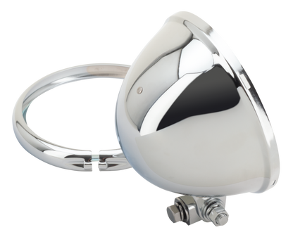 5 1/2" CHROME BATES STYLE HEADLIGHTS