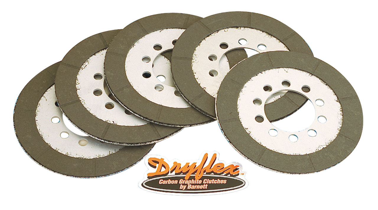 Fits Ironhead Sportster 1971-1984. Can be used in with OEM or aftermarket steel drive plates., The best clutch set-up available for these models, kit with 8 bonded friction plates and spacers (OEM 37985-71)