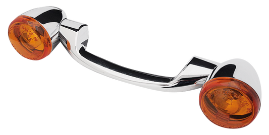 REAR TURN SIGNAL BAR WITH BULLET TURN SIGNALS | Softail