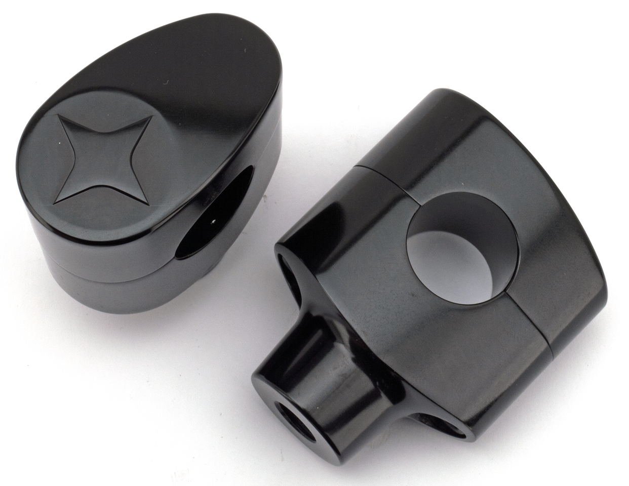 FUSION BILLET TAPERED OVAL HEAD RISERS | Big Twin | Dyna | FX | FXR | Servi-Car | Softail | Sportster | Touring | Trike