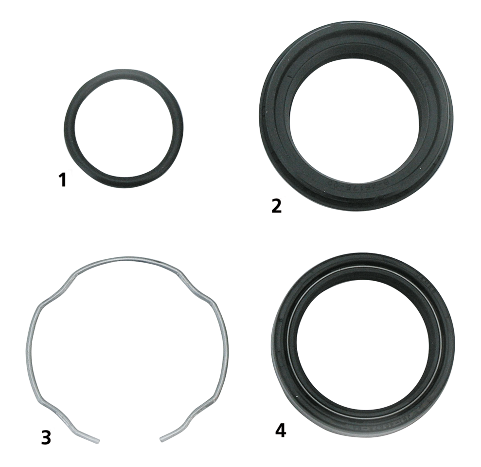 FRONT FORK OIL SEALS/KITS - Fork sealkit 35mm Kayaba XL73-74 FX73-77

Complete front fork seal kits contain all required oil seals, o-rings and seal washers to completely rebuild your front fork. | FX  |  Sportster
