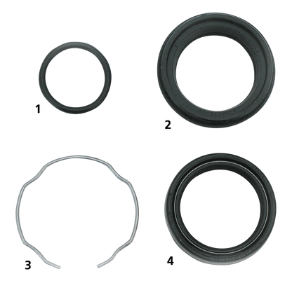 FRONT FORK OIL SEALS/KITS - Fork sealkit 35mm Kayaba XL73-74 FX73-77

Complete front fork seal kits contain all required oil seals, o-rings and seal washers to completely rebuild your front fork. | FX  |  Sportster
