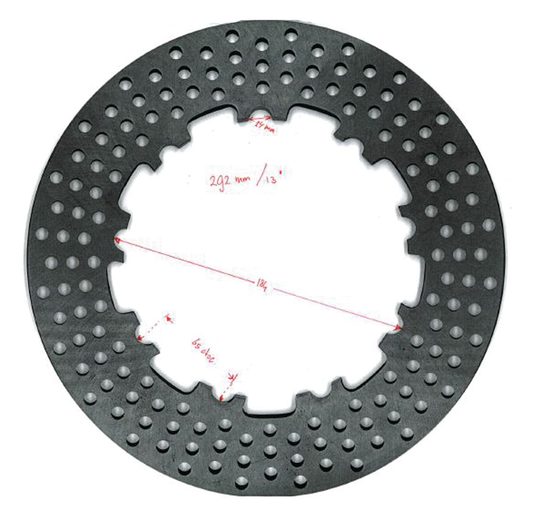 CUSTOM FLOATING DISC BRAKE ROTORS