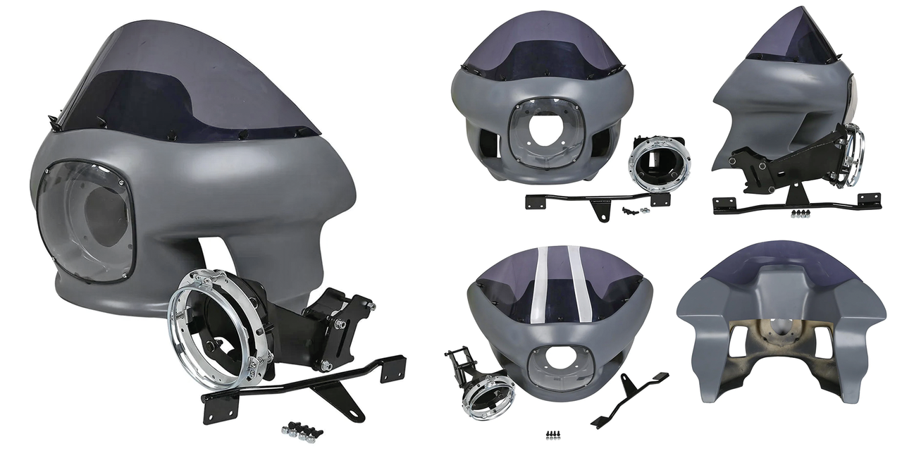 FXR POLICE STYLE FAIRING FOR TWIN CAM DYNA AND MILWAUKEE EIGHT SOFTAIL | Dyna