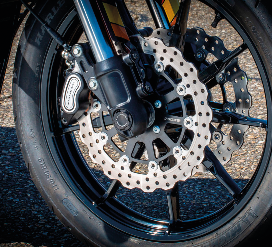 RICK'S STEVE WAVE DESIGN DISC BRAKE ROTORS | Dyna | FXR | Softail | Sportster | Touring