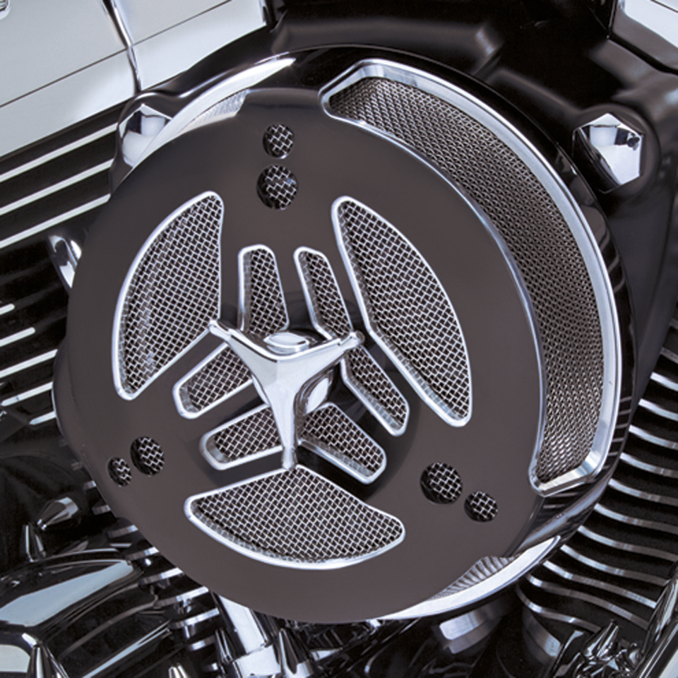 CIRO TRI-BAR AIR CLEANER | Dyna | Softail | Touring | Trike