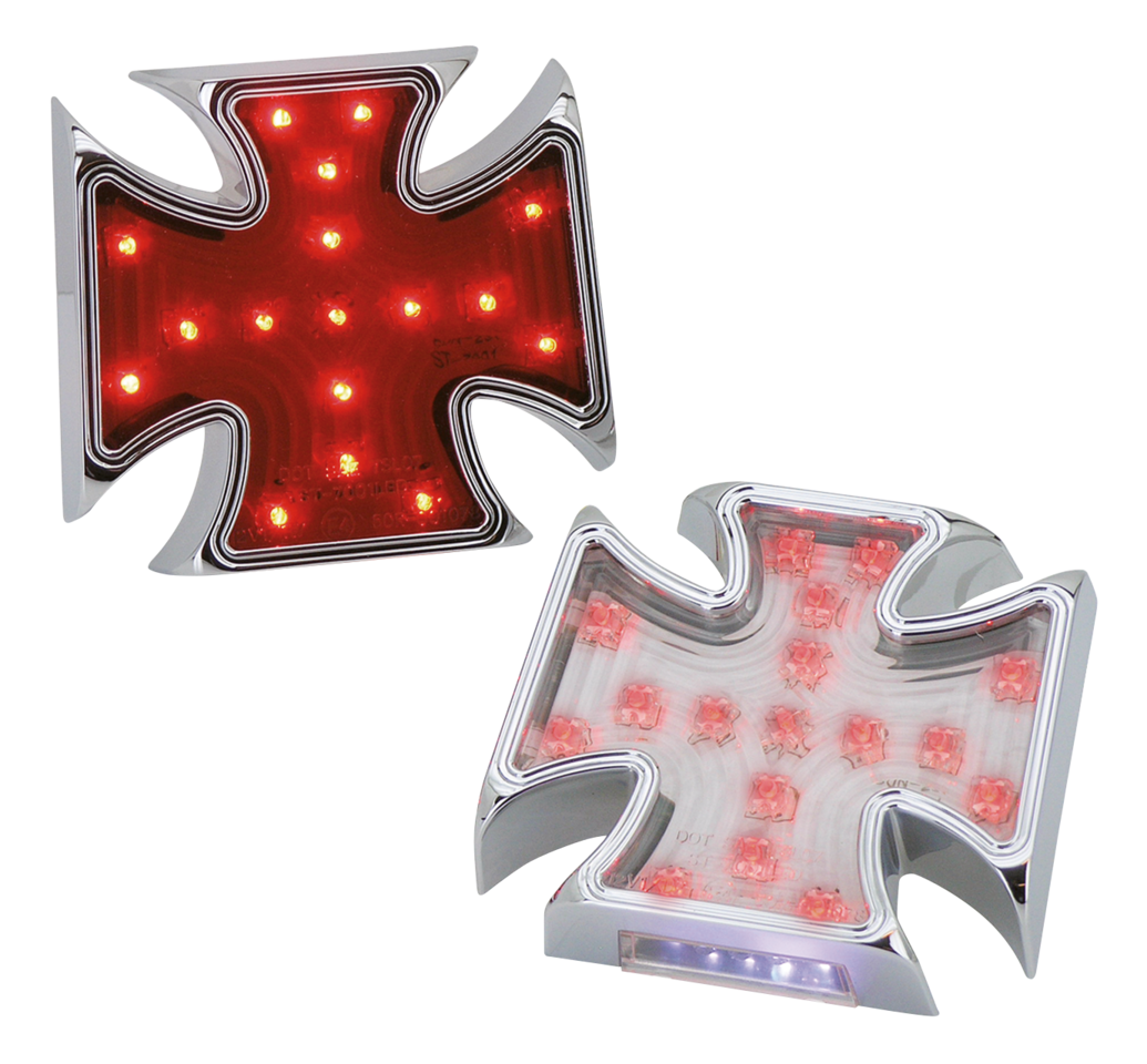 CHROME BILLET MALTESE STYLE LED TAILLIGHT