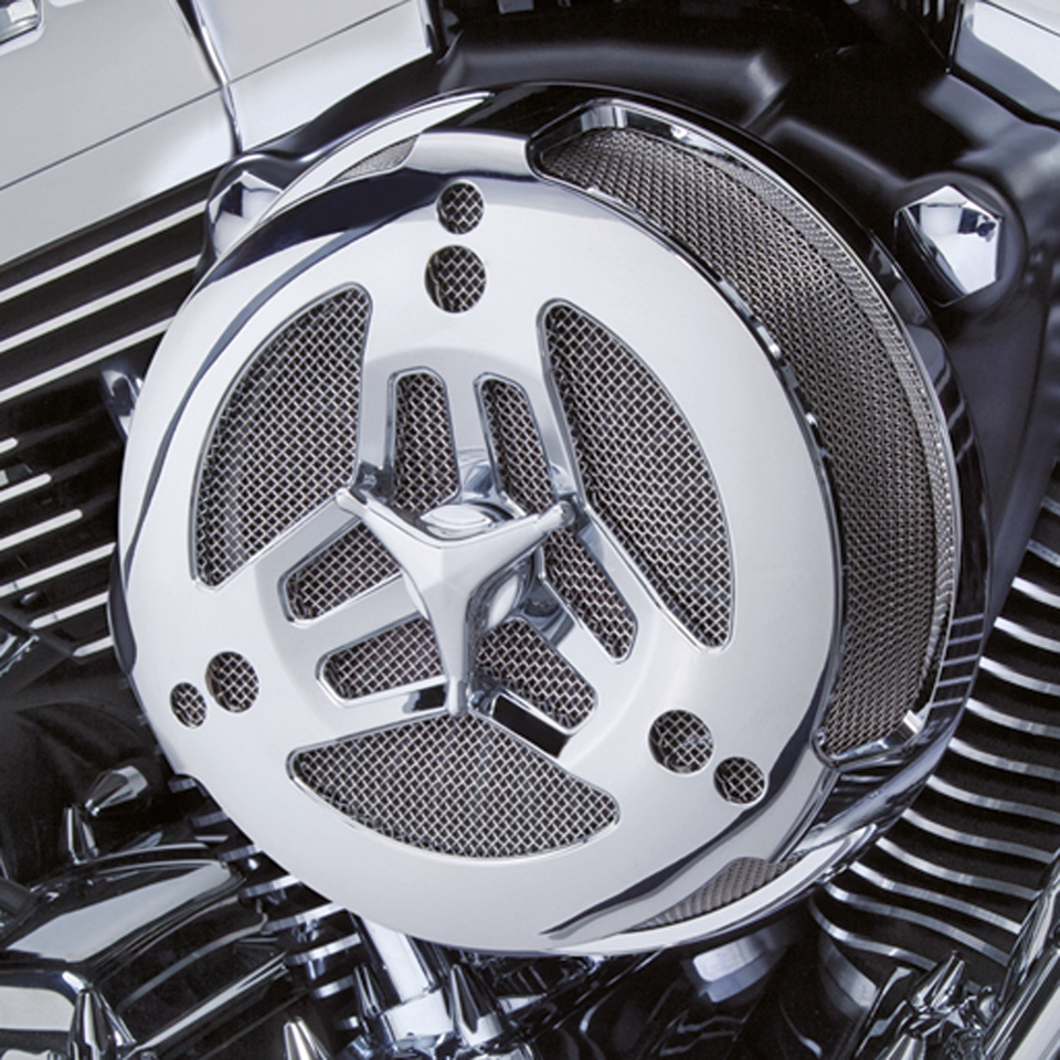 CIRO TRI-BAR AIR CLEANER | Dyna | Softail | Touring | Trike