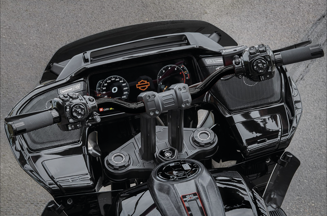 RICK'S ALUMINUM CLUBSTYLE HANDLEBARS | Dyna | Softail | Touring | Trike