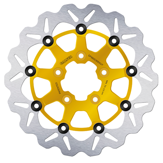 GALFER "BIG WAVE" FLOATING DISC BRAKE ROTORS | Dyna | Softail | Sportster | Touring