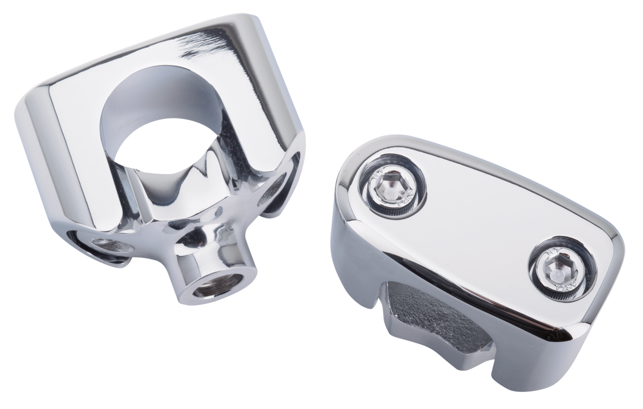 SHORTY RISER SETS FOR 1 1/4" FAT BAR | Big Twin | Dyna | FX | FXR | Servi-Car | Softail | Sportster | Touring | Trike