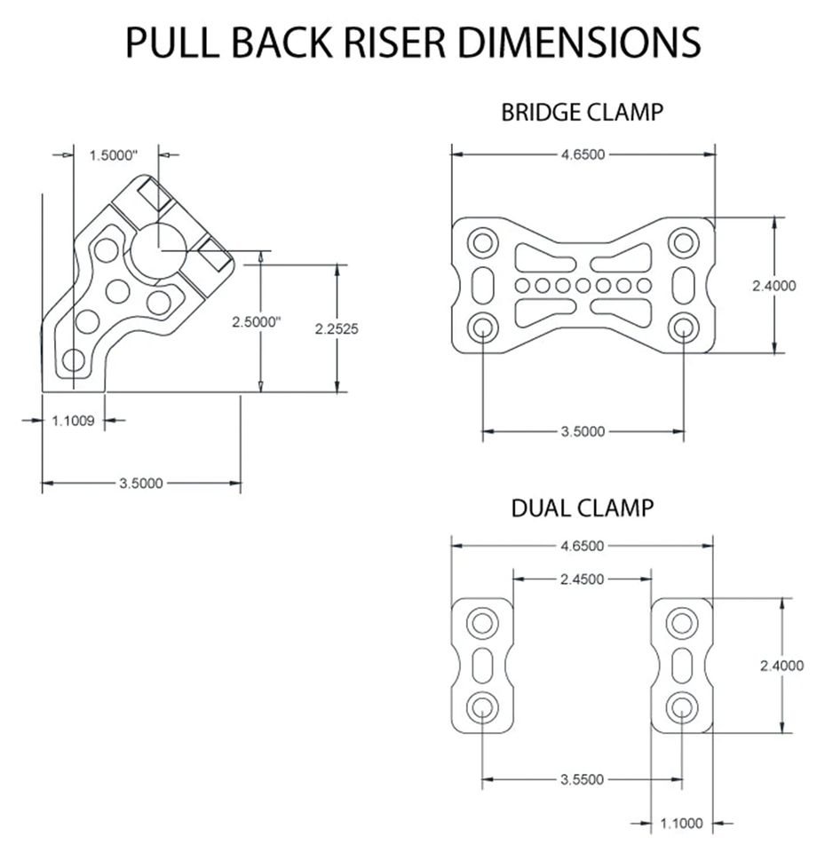 JOKER MACHINE PULLBACK RISERS | Big Twin | Dyna | FX | FXR | Servi-Car | Softail | Sportster | Touring | Trike
