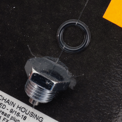 OIL TANK DRAIN PLUG - 1/2-20 threaded as stock on FLT 1981-1992 and FXR 1982-1985, as well as many aftermarket oil tanks, Zinc plated, 7/8" hex head, OEM 706A replica, Colony (OEM 60346-65, 60348-65B, 706A)