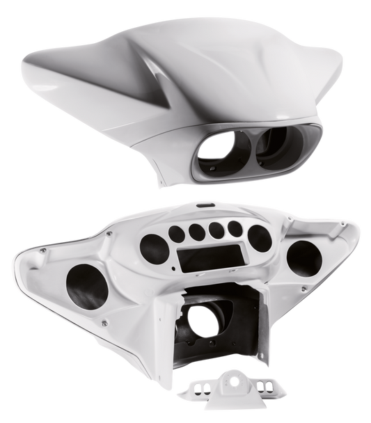 TOMMY & SONS BATWING STYLE FAIRING FOR ROAD GLIDE HEADLIGHTS