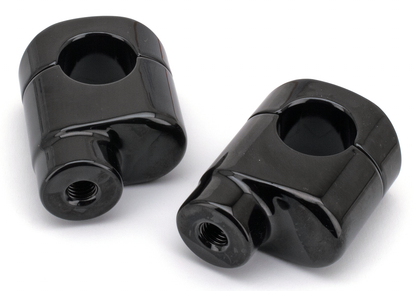 ZODIAC OFFSET RISERS FOR FAT BAR | Big Twin | Dyna | FX | FXR | Servi-Car | Softail | Sportster | Touring | Trike