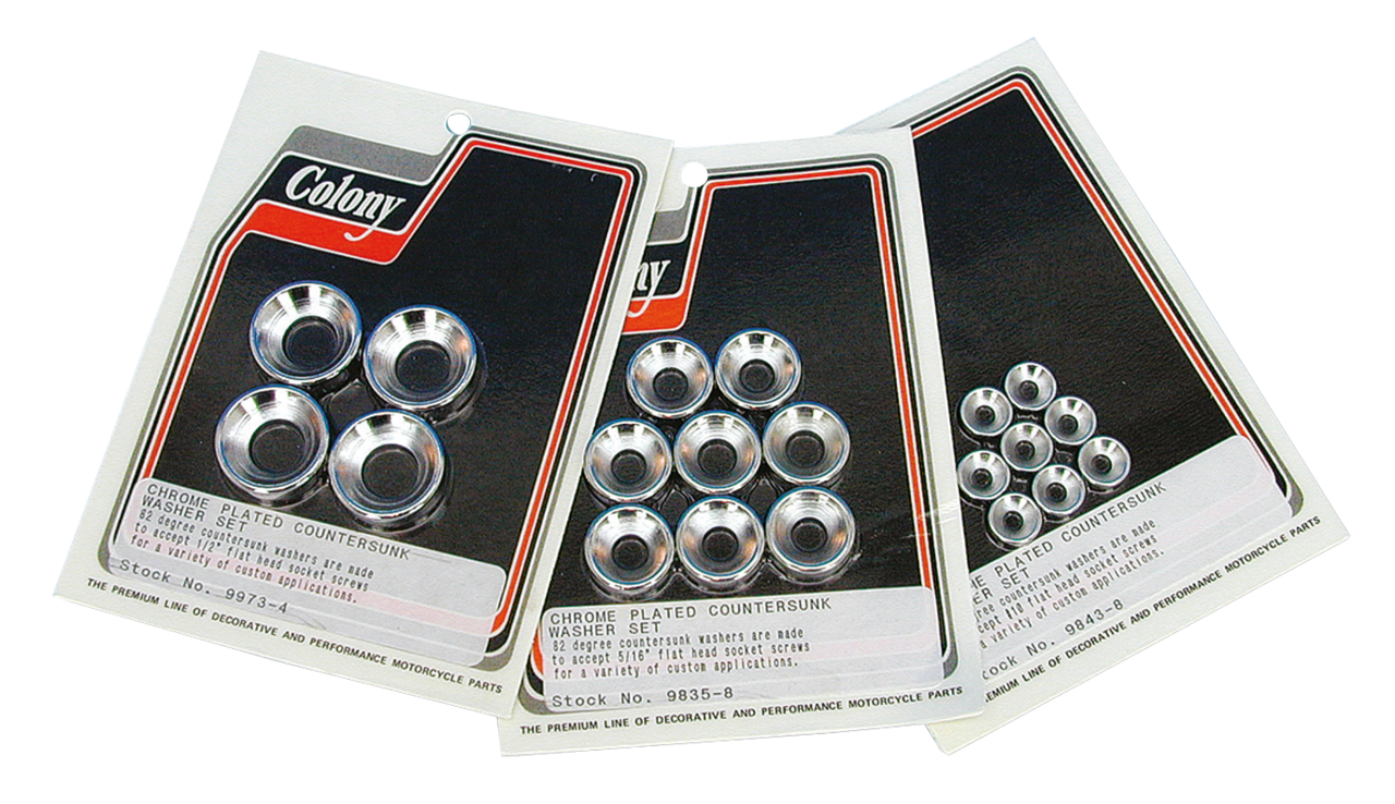 COMPANION COUNTERSUNK CHROME WASHERS