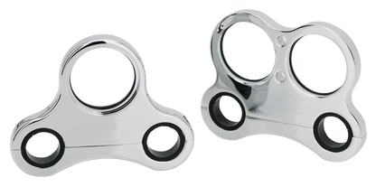 PRO-MAX CHROME BILLET GAUGE MOUNTS FOR T-BARS