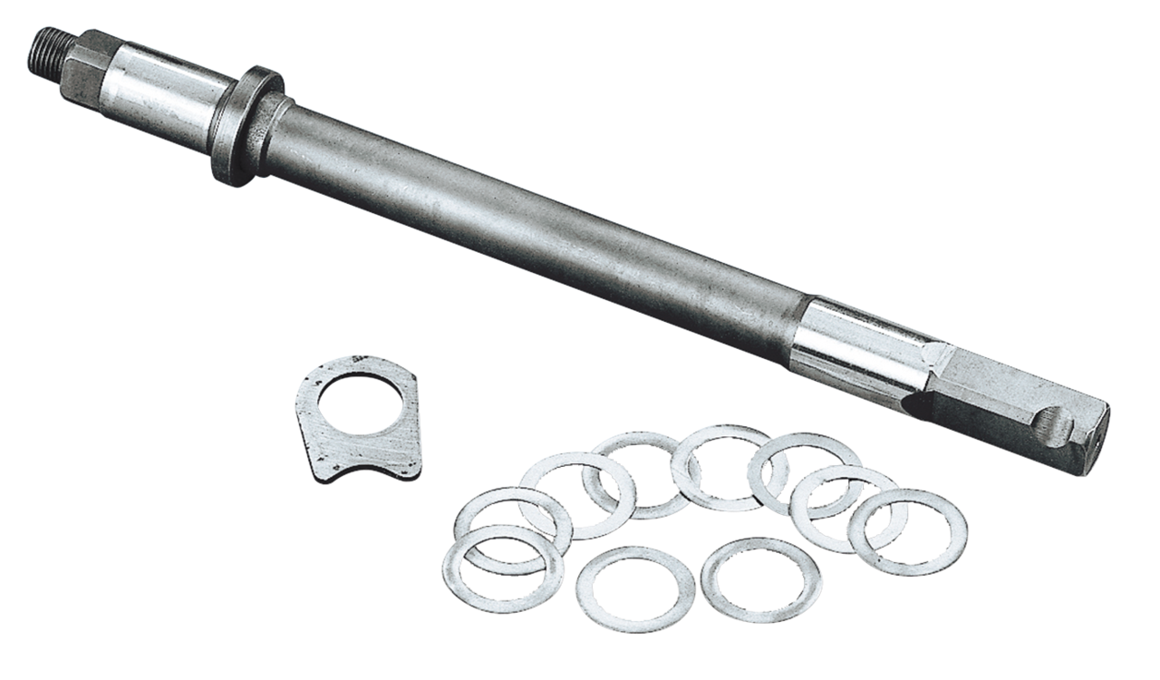 KICK-START SHAFT AND WASHERS FOR SPORTSTER - Kick-start shaft (OEM 33094-57A)

Replacement kick-start shaft and parts, fits Sportster models 1957 thru 1976. | Sportster