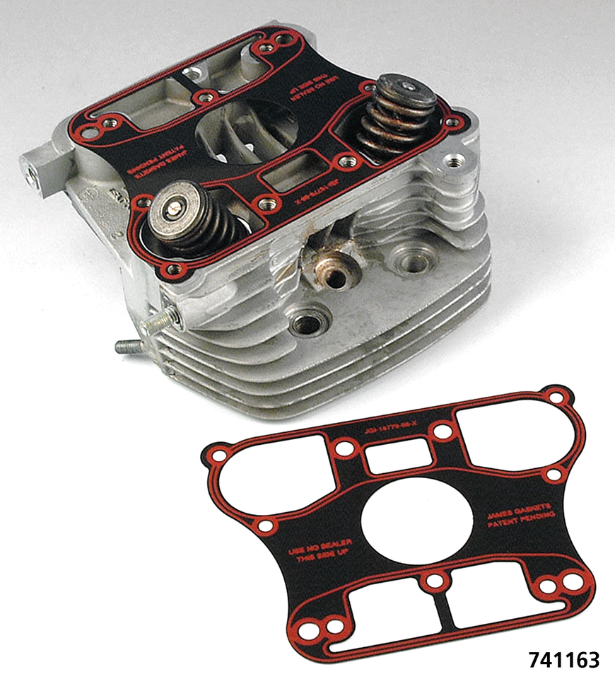 JAMES EVOLUTION ONE PIECE ROCKER COVER BASE GASKET | Dyna | FXR | Softail | Sportster | Touring