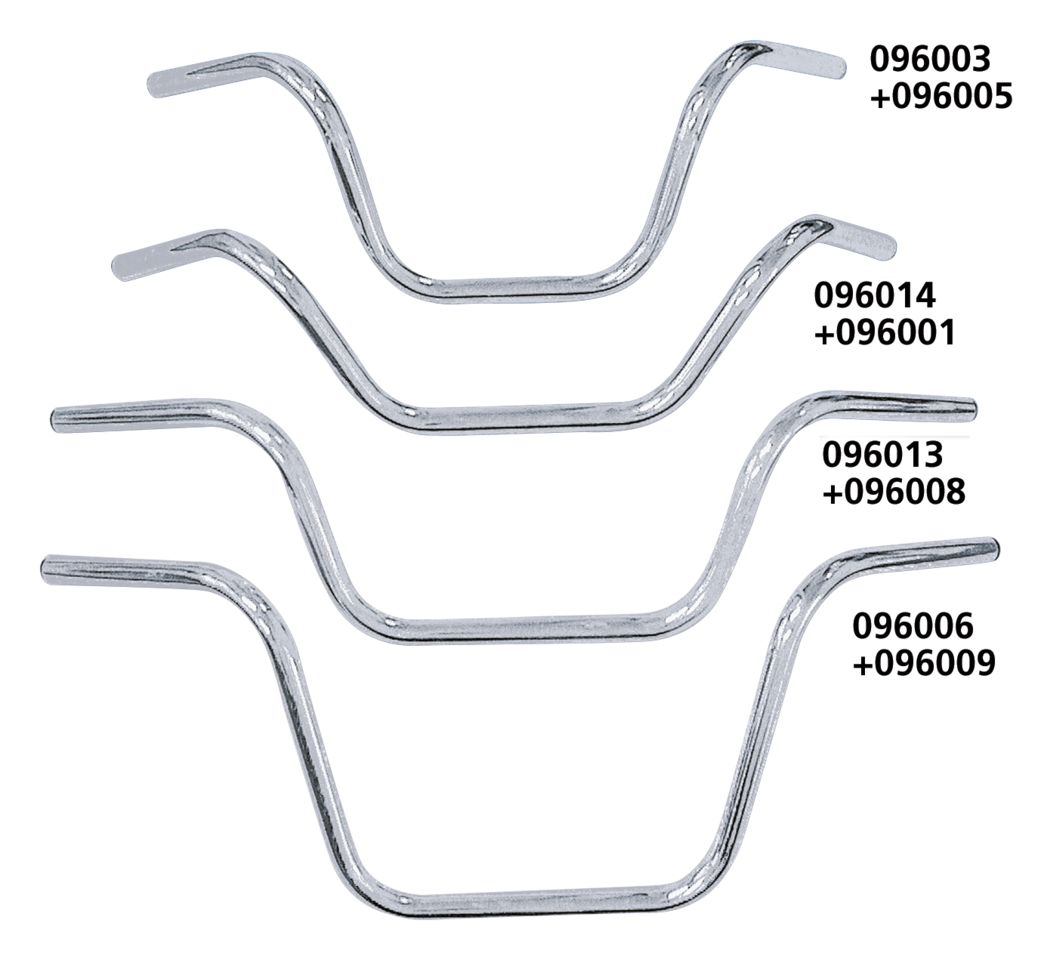 ZODIAC ONE INCH DIAMETER APE HANGER HANDLEBARS | Big Twin | Dyna | FX | FXR | KH | Kingpin | KR | Servi-Car | Softail | Sportster | Touring | XR