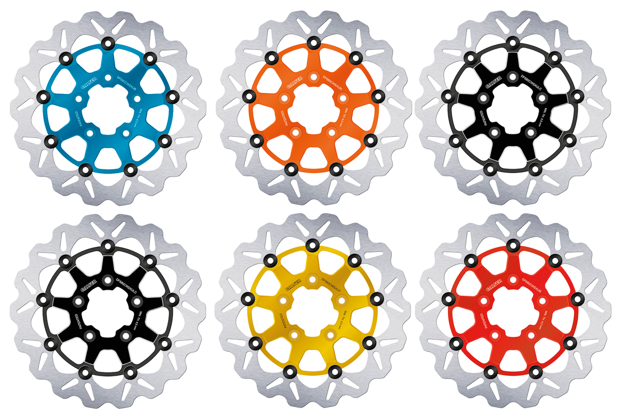 GALFER "BIG WAVE" FLOATING DISC BRAKE ROTORS | Dyna | Softail | Sportster | Touring