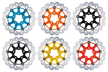 GALFER "BIG WAVE" FLOATING DISC BRAKE ROTORS | Dyna | Softail | Sportster | Touring