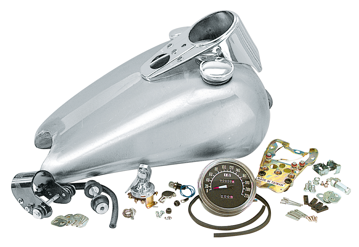 ONE PIECE STRETCHED TANK, DASH & SPEEDO KITS FOR SPORTSTER | Sportster