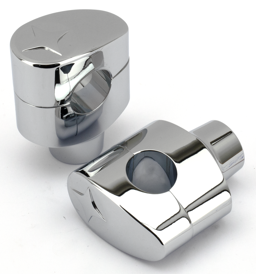 FUSION BILLET TAPERED OVAL HEAD RISERS | Big Twin | Dyna | FX | FXR | Servi-Car | Softail | Sportster | Touring | Trike