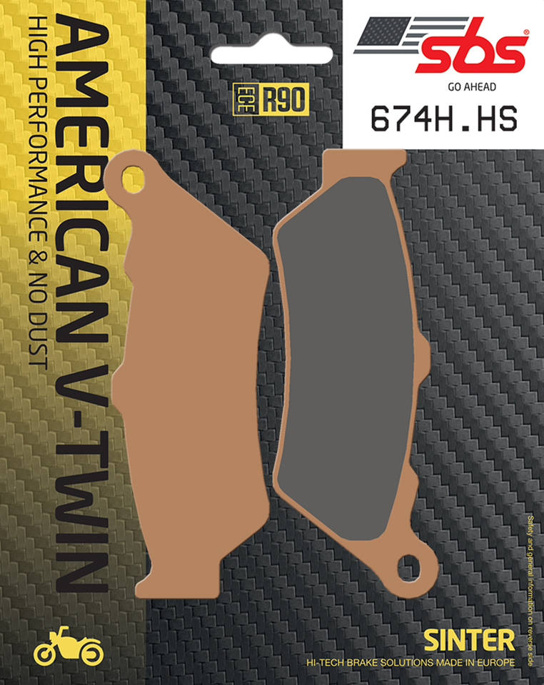 SBS FRONT DISC BRAKE PADS | Adventure Touring | Challenger | EV | FTR | Pursuit | RH Sportster | Touring