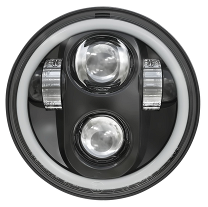 HALO 5 3/4" LED HEADLIGHT UNIT | Dyna | FXR | Scout | Softail | Sportster | Street | V-Rod