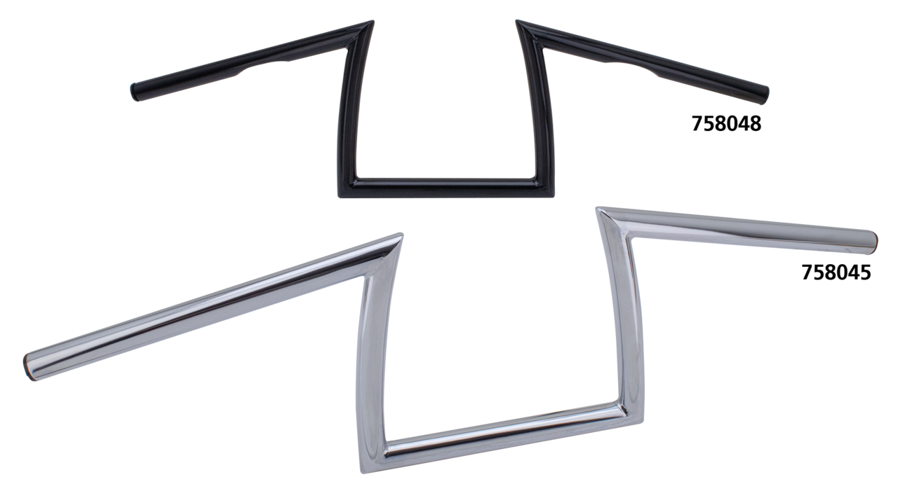 ZODIAC CUSTOM PRODUCTS ONE INCH DIAMETER DONKEY BAR HANDLEBARS | Big Twin | Dyna | FX | FXR | KH | Kingpin | KR | Servi-Car | Softail | Sportster | Touring | XR