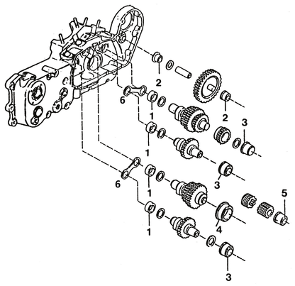 CAMSHAFT GEAR CASE BUSHINGS, BEARINGS AND THRUST PLATES - 1. Camshaft bearing, Needle bearing, fits 1958-1990, Eastern (OEM 9057)

USA Made bushing and needle bearings for Ironhead and Evolution Sportster valve train. | KH  |  Kingpin  |  KR  |  Sportster